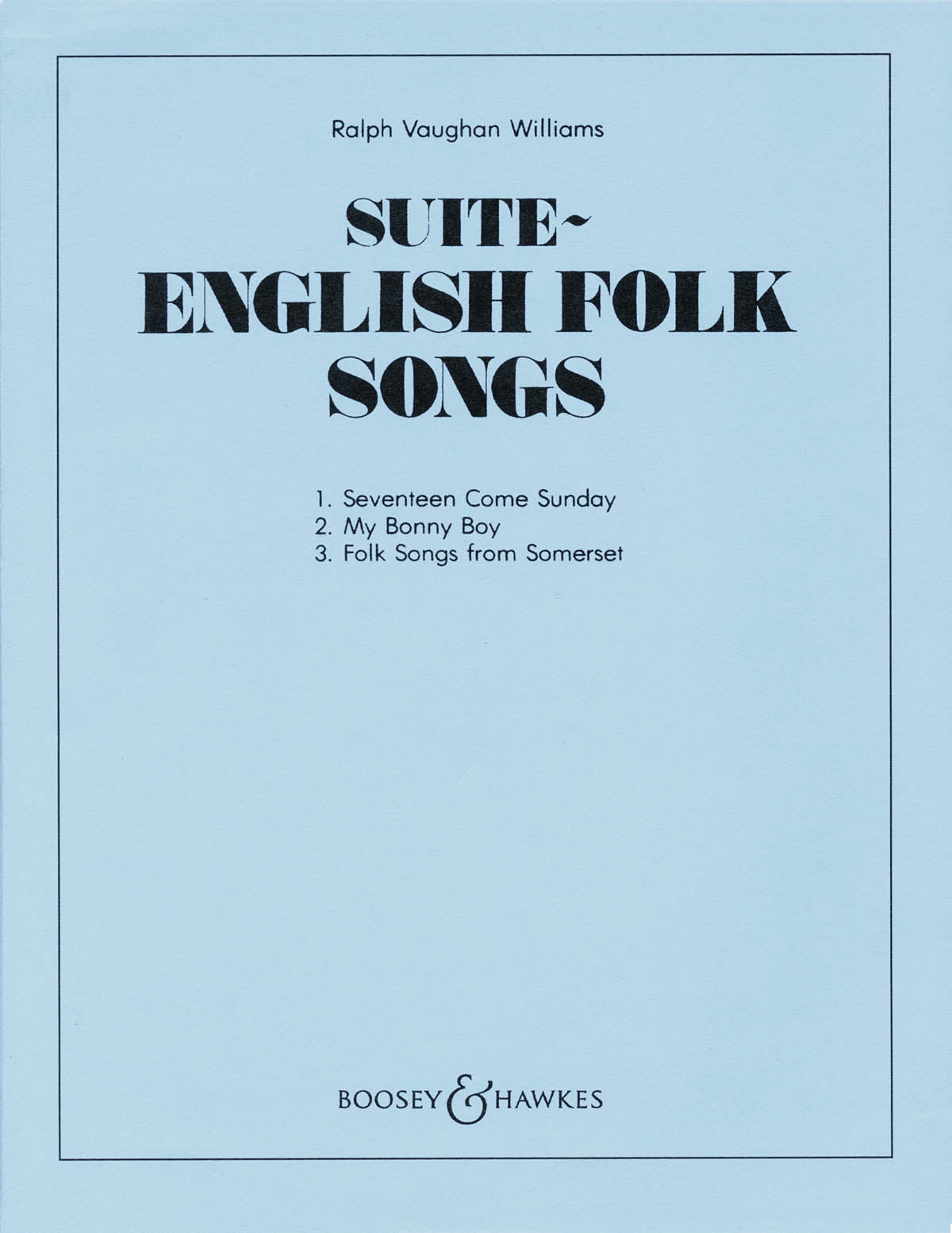 オーケストラ楽譜》イギリス民謡組曲(English Folk Songs) ヴォーン 