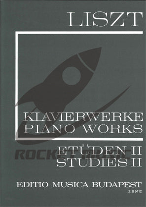 リスト全集 第1シリーズ第2巻：練習曲集 2《輸入ピアノ楽譜》