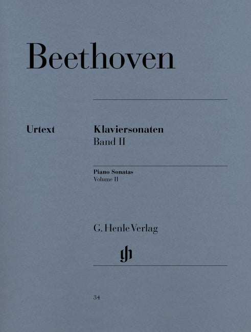 ベートーヴェン／ピアノ・ソナタ全集 第2巻【運指付】 (原典版/ヘンレ 