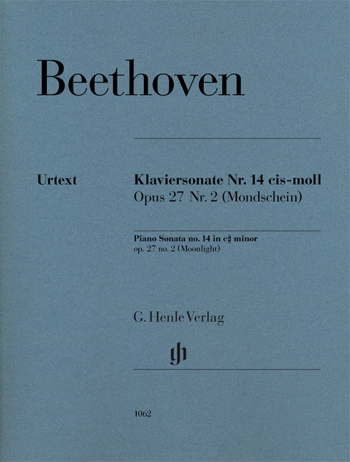 ベートーヴェン／ピアノ・ソナタ 第14番 嬰ハ短調「月光」 op.27-2 