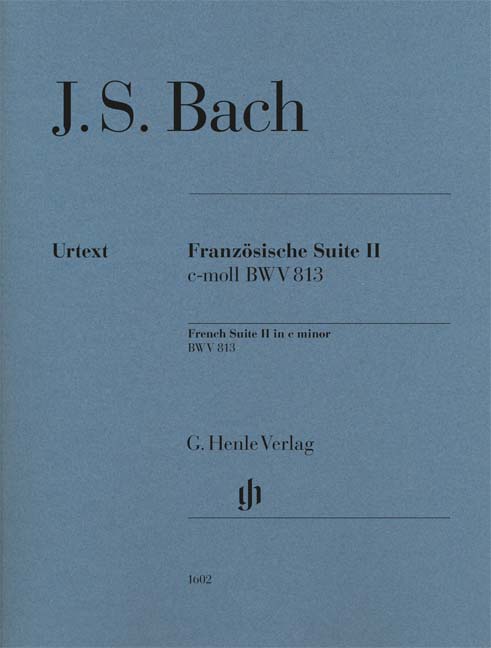 J.S.バッハ／フランス組曲 第2番 ハ短調 BWV 813 (原典版/ヘンレ社)《輸入ピアノ楽譜》