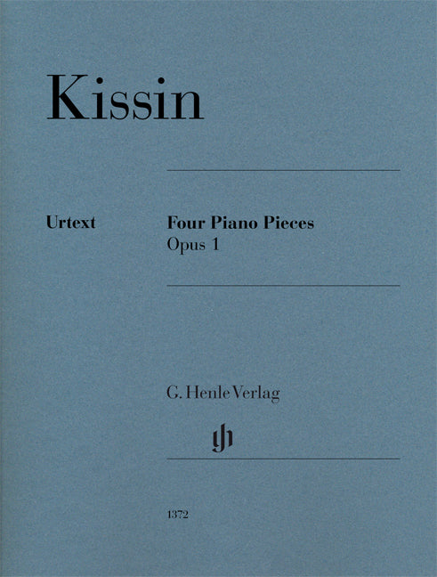 キーシン／4つのピアノ小品 op.1(原典版/ヘンレ社)《輸入ピアノ楽譜