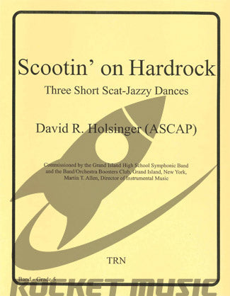 吹奏楽譜》スクーティン・オン・ハード・ロック(Scootin' on Hardrock