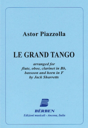 ル・グラン・タンゴ（ピアソラ）【木管五重奏】《輸入木管アンサンブル》の画像