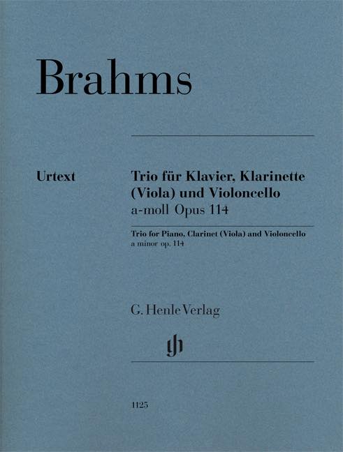 クラリネット・トリオ イ短調 作品114(スコア＆パート譜セット)(ブラームス)