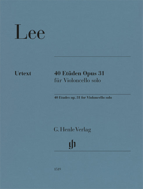 リー／チェロ・ソロのための40の練習曲 作品31《輸入チェロ楽譜》の画像