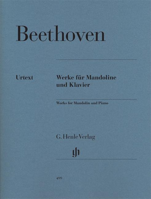 ベートヴェン／マンドリンとピアノのための作品集《輸入マンドリン楽譜》の画像