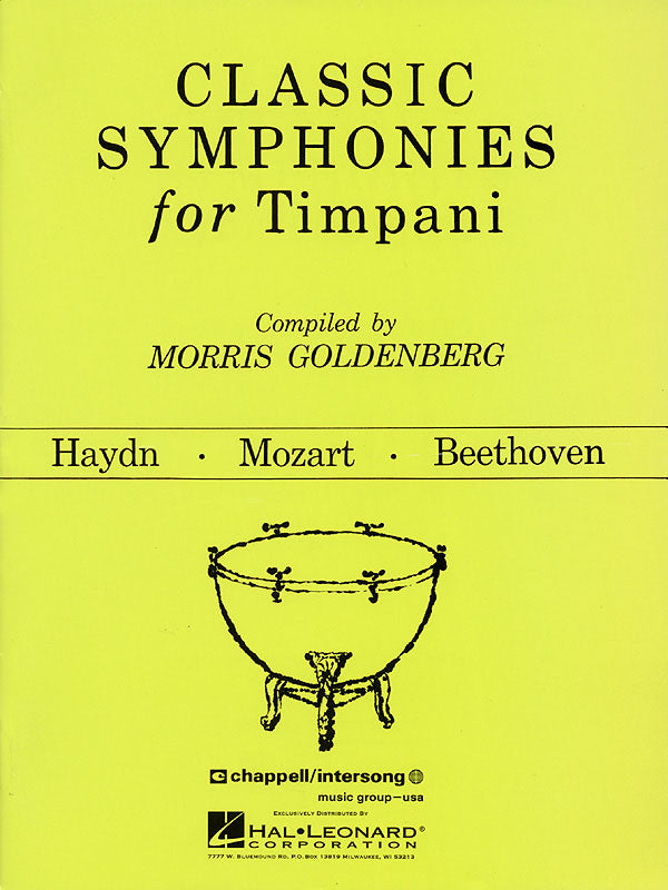 ティンパニのための古典的な交響曲《輸入ティンパニ楽譜》の画像