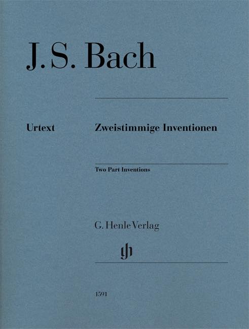 【10周年Sale!】J.S.バッハ／二声のインヴェンション BWV 772-786【指番号なし】 (原典版/ヘンレ社)《輸入ピアノ楽譜》（※在庫なくなり次第セール終了となります）の画像