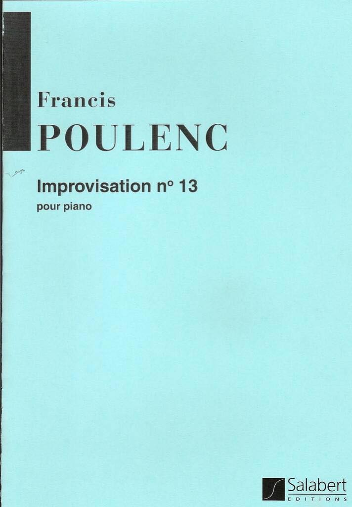 【決算セール】プーランク／即興曲 第13番《輸入ピアノ楽譜》