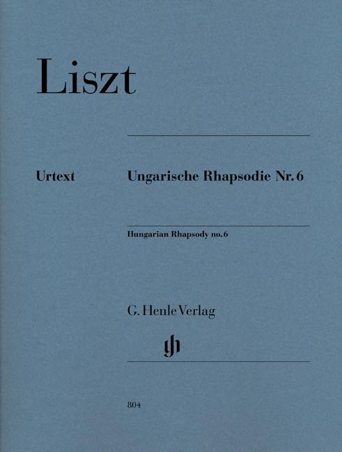 【Big Sale!】リスト／ハンガリー狂詩曲 第6番 (原典版/ヘンレ社)《輸入ピアノ楽譜》（※在庫なくなり次第セール終了となります）の画像