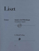 【Big Sale!】【在庫が無くなりしだい絶版】リスト／巡礼の年 第3年 (原典版/ヘンレ社)《輸入ピアノ楽譜》（※在庫なくなり次第セール終了となります）の画像