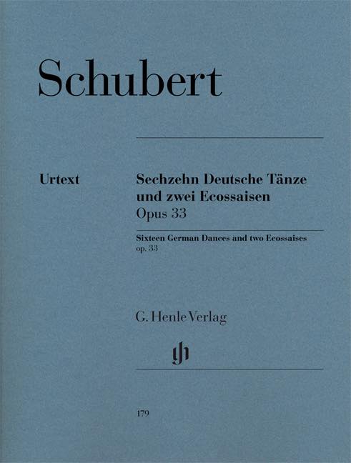 【10周年Sale!】シューベルト／16のドイツ舞曲と2つのセコセーズ (原典版/ヘンレ社)《輸入ピアノ楽譜》（※在庫なくなり次第セール終了となります）の画像