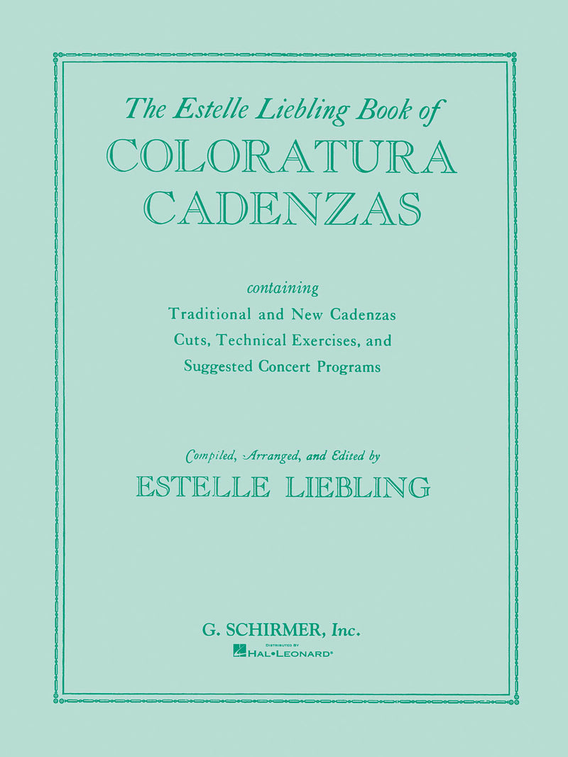 Coloratura Cadenzas《輸入ピアノ楽譜》の画像