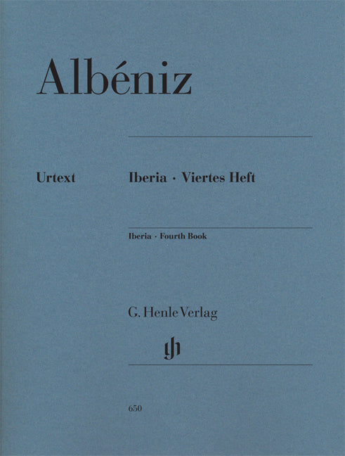 アルベニス／組曲「イベリア」第4巻 (原典版/ヘンレ社)《輸入ピアノ楽譜》