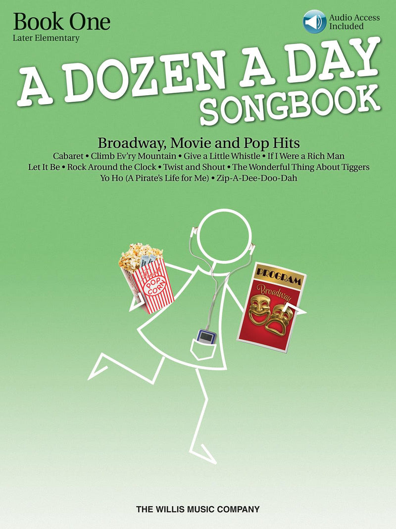 A Dozen a Day Songbook ポピュラーピアノ曲集 Book1(音源ダウンロード版)(バーナム対応)《輸入ピアノ楽譜》の画像