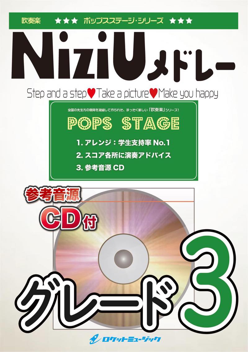 NiziUメドレー　吹奏楽譜の画像