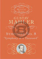 マーラー／交響曲 第8番「1000人の交響曲」(ミニチュアスコア)《輸入オーケストラ・スタディスコア》の画像
