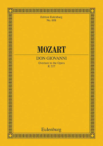 モーツァルト／「ドン・ジョヴァンニ」序曲 K.527(ミニチュアスコア)《輸入オーケストラスコア》※出版社都合により、納期にお時間をいただく場合がございますの画像