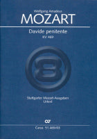 モーツァルト／悔悟するダビデ K.469《輸入ヴォーカルスコア》の画像
