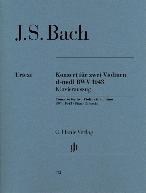 バッハ／2つのヴァイオリンのための協奏曲 ニ短調 BWV 1043 (ピアノ・リダクション)《輸入ヴァイオリン楽譜》の画像