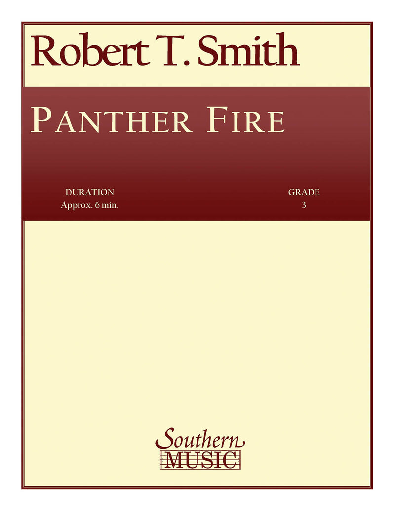 【絶版】《吹奏楽譜》パンサー・ファイアー(Panther Fire) ロブ・スミス(Rob Smith)【輸入】の画像