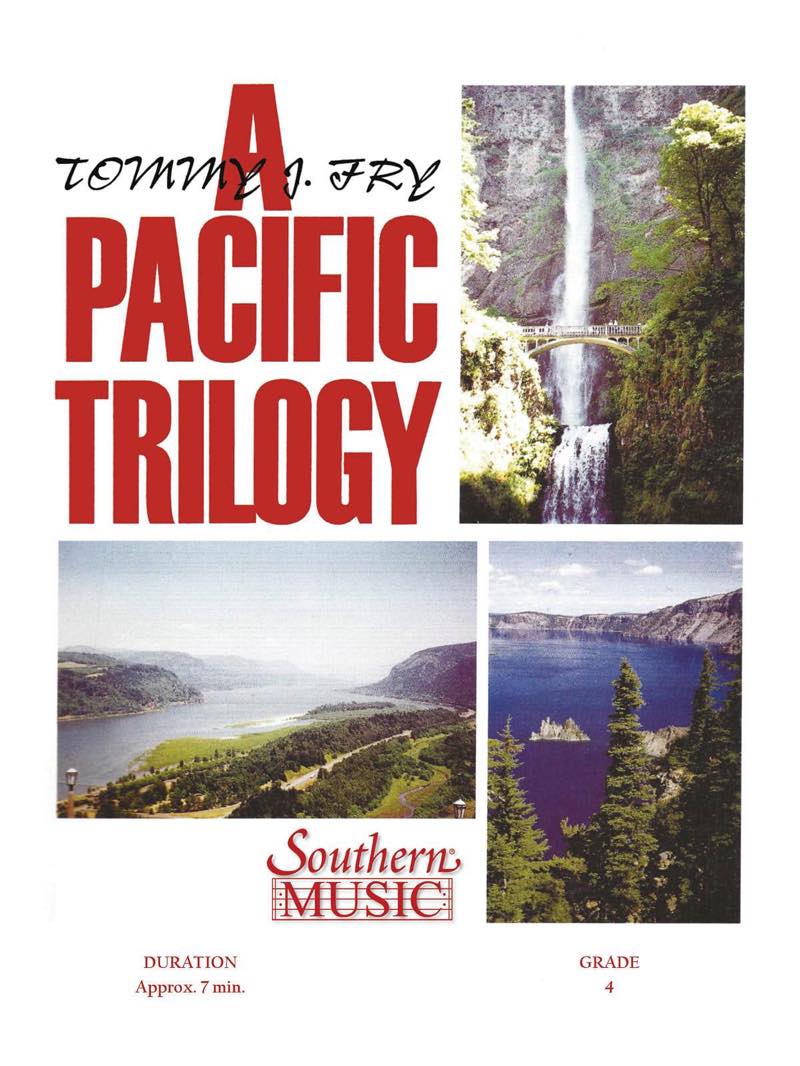 【絶版】《吹奏楽譜》太平洋岸の3つの風景(Pacific Trilogy，A) T.フライ(T.Fry)【輸入】の画像