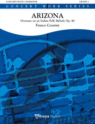 アリゾナ ネイティヴ・アメリカンの旋律による序曲 (チェザリーニ) 吹奏楽譜の画像