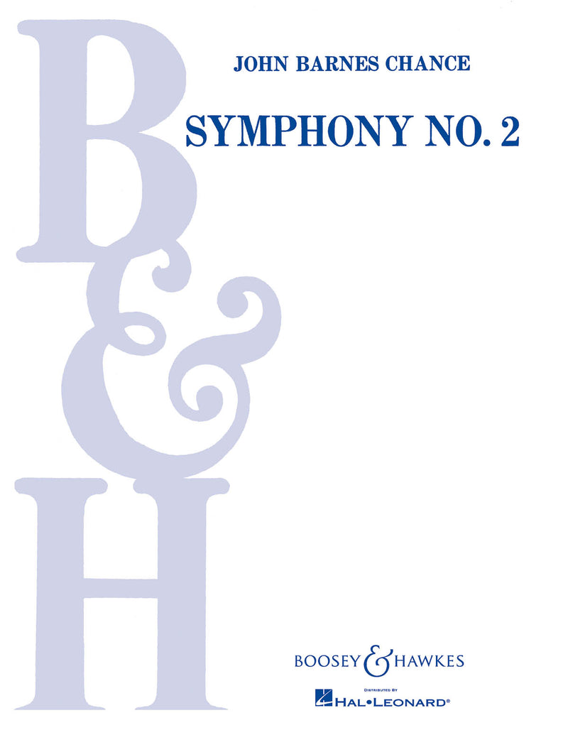 管楽器と打楽器のための交響曲第2番(チャンス) 吹奏楽譜の画像