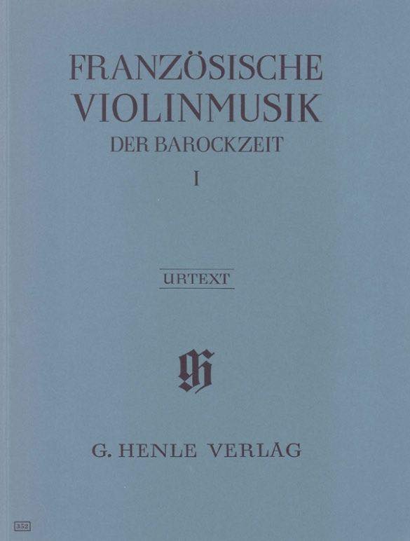 フランス・バロック時代のヴァイオリン作品集 第1巻《輸入ヴァイオリン楽譜》