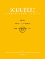 シューベルト／歌曲集 第6巻（高声用《輸入声楽，合唱譜》※出版社都合により、納期にお時間をいただく場合がございますの画像