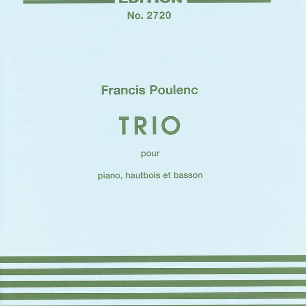 [CD/Solo Musica]プーランク:ピアノ、オーボルトファゴットのための三重奏曲他/トリオ・クレメローク 2013.6