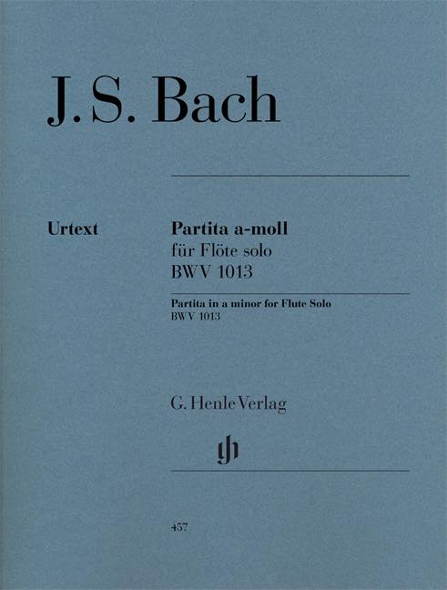 J.S.バッハ／無伴奏フルートのためのパルティータ ホ短調 BWV1013 (原典版/ヘンレ社)《輸入フルート楽譜》の画像